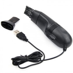 Mini aspirateur USB pour PC & MAC Nettoyer Clavier Portable Ordinateur NOIR