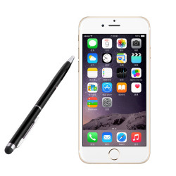 Stylet Stylo Metal x2 pour Smartphone 2 en 1 Bille Elegant Tablette Ecrire Universel