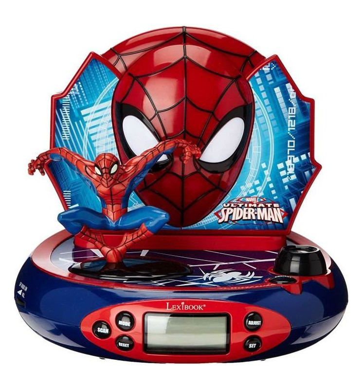 Guitare Électronique avec des Lunettes et un microphone Spiderman