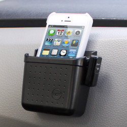 Etui de Rangement Voiture pour Smartphone Support Chargeur Universel (NOIR)