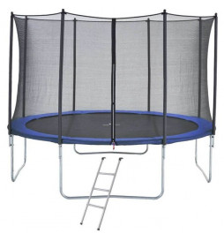 Trampoline 430 cm Bleu +...