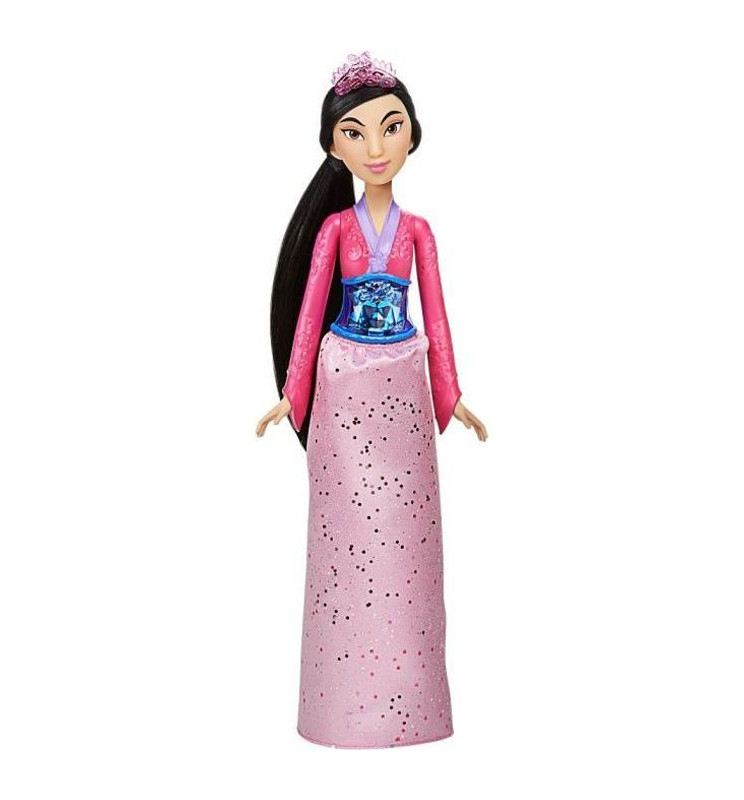 DISNEY PRINCESSES - Poussiere d'étoiles - Poupée Mulan avec jupe et  accessoires - jouet pour enfants - a partir de 3 ans