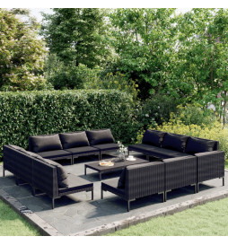 Salon de jardin 13 pcs avec...