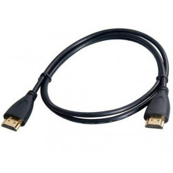 Cable HDMI Male 2m pour Console Gold 3D FULL HD 4K Television Ecran 1080p Rallonge (NOIR)