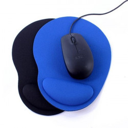 Tapis de Souris Mousse pour PC & MAC Tendinite Bureau Repose Poignet (NOIR)