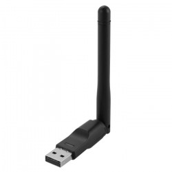 Adaptateur Wifi USB pour PC & MAC Sans Fil Amplificateur Recepteur 150Mbp (NOIR)