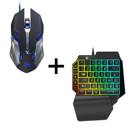 Souris Gamer Metal pour PC Avec Fil USB LED Gaming Universelle Filaire Capteur Optique 6 Boutons 