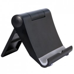 Support Bureau pour Smartphone & Tablette Téléphone Universel Pliable Noir