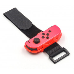 Brassard Poignee x2 pour Joy-Con Manette Nintendo Switch Just Dance (BLEU/ROUGE)