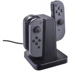 Station de chargement pour 4 Joy-Con Manette Nintendo Switch Recharge (NOIR)