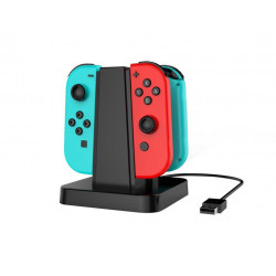 Station de chargement pour 4 Joy-Con Manette Nintendo Switch Recharge (NOIR)