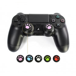 Protege Joysticks Patte de Chat x2 pourManette PS4 Playstation Silicone Grip Accroche Lot de 2